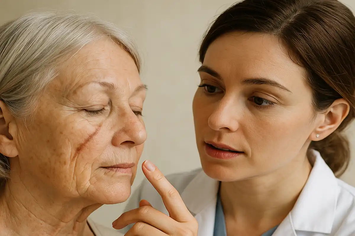 بلفاروپلاستی برای بیماران با پوست حساس یا سابقه اسکار: نکات ایمنی ویژه