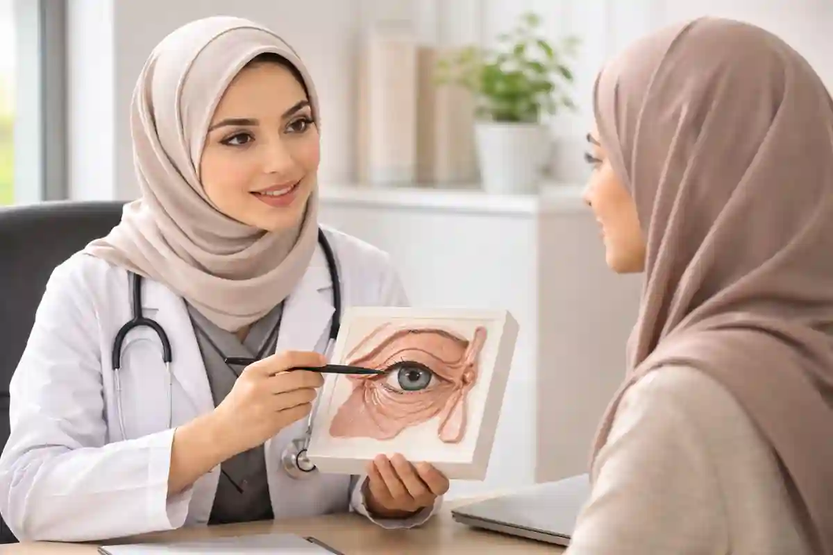تفاوت میزان اسکار بلفاروپلاستی در پوست‌های نازک و ضخیم