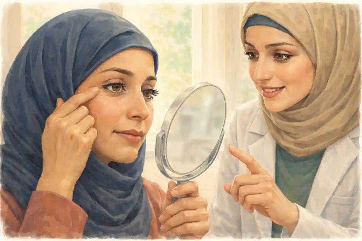 بررسی دلایل باقی ماندن خطوط ریز اطراف چشم پس از بلفاروپلاستی
