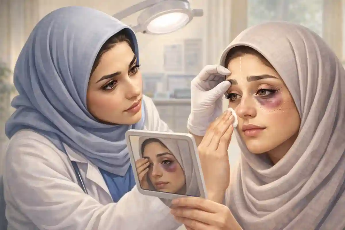میزان طبیعی عدم تقارن پلک‌ها بعد از بلفاروپلاستی