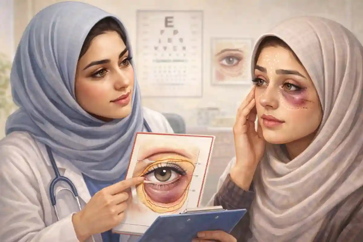 میزان طبیعی عدم تقارن پلک‌ها بعد از بلفاروپلاستی
