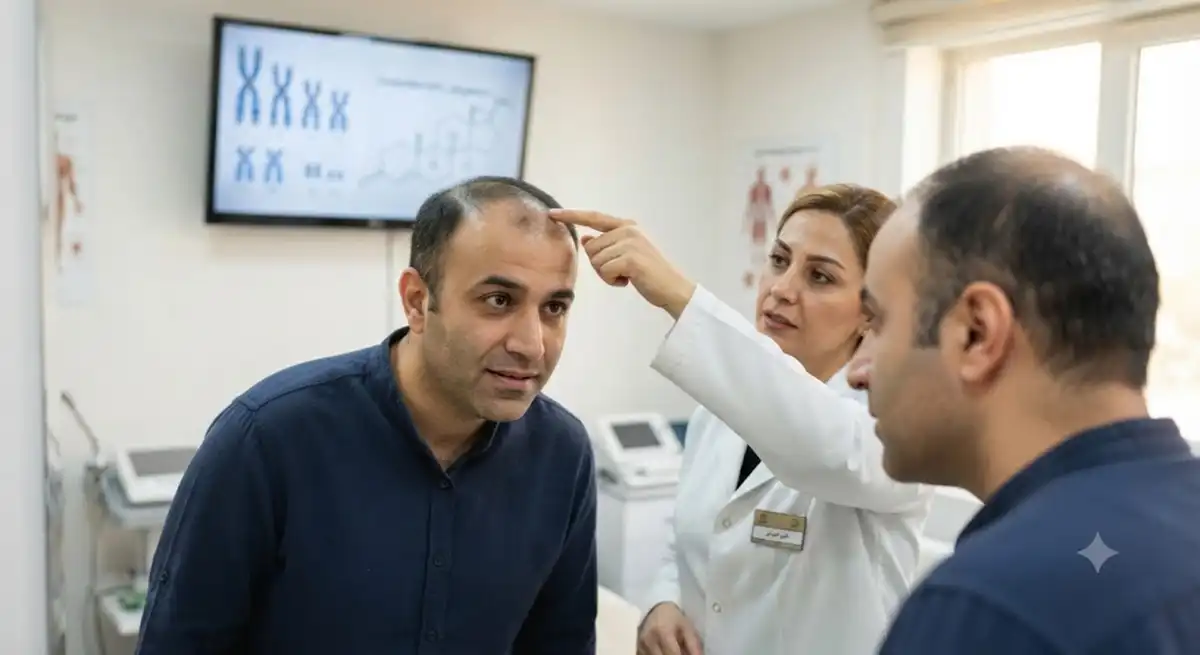 تفاوت ریزش مو در زنان و مردان و علل هرکدام