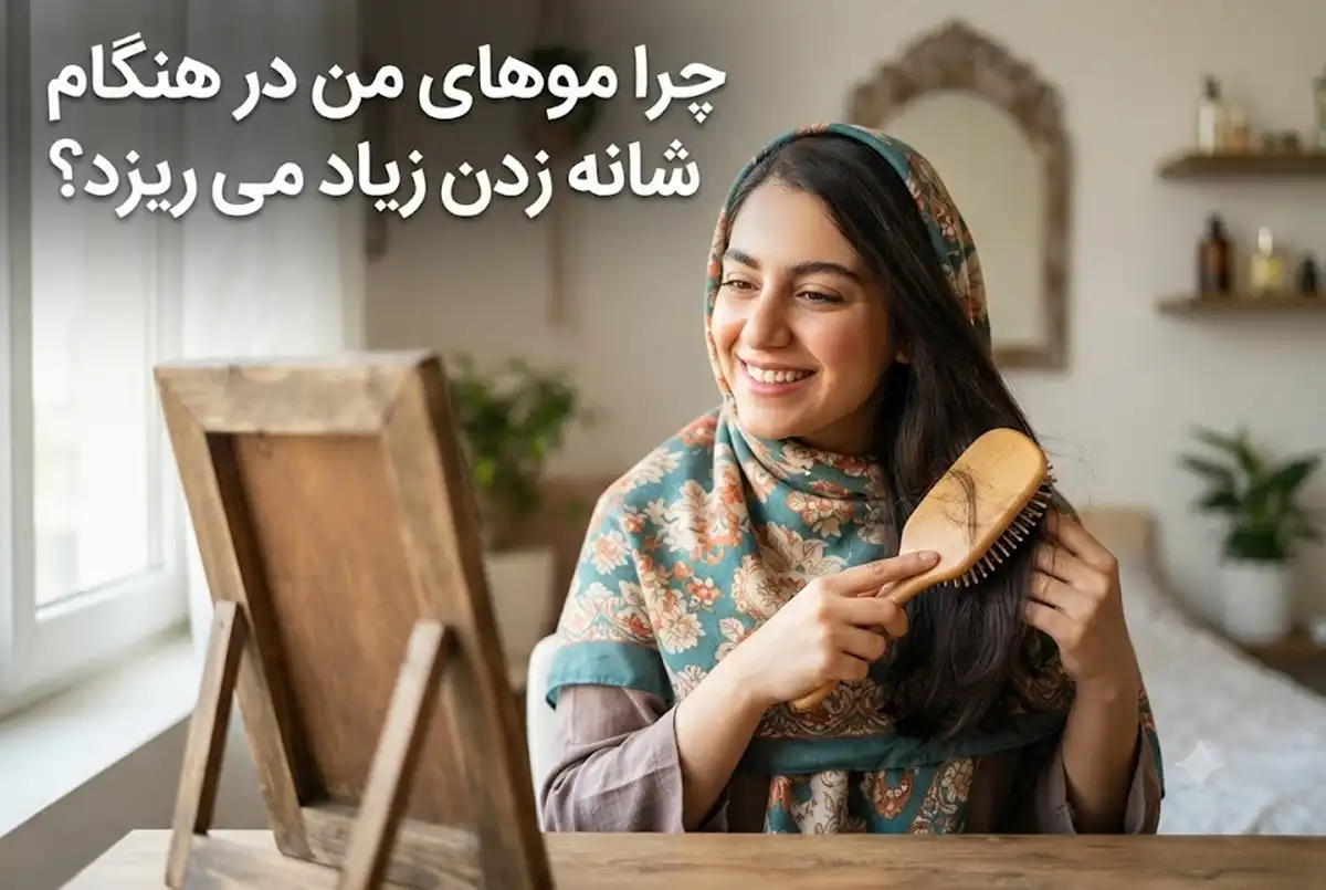 چرا موهای من در هنگام شانه زدن زیاد می ریزد؟